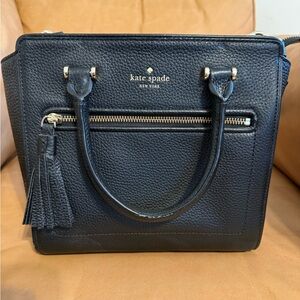 Kate Spade Black Satchel with Tassel